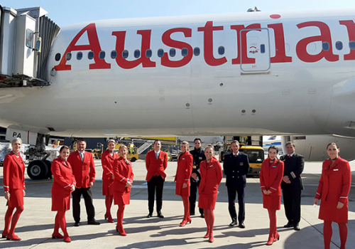 Több mint száz légi járatot töröl kedden az Austrian Airlines